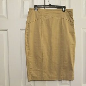 New York &  company tan skirt